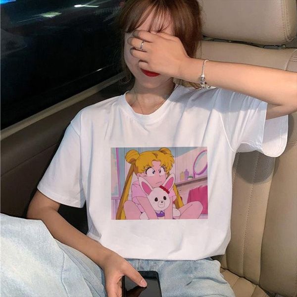 summer harajuku and womens moon men print ulzzang korean 90s graphic cute kawaii female, White;black
summer harajuku and womens moon men print ulzzang korean 90s graphic cute kawaii female, White;black