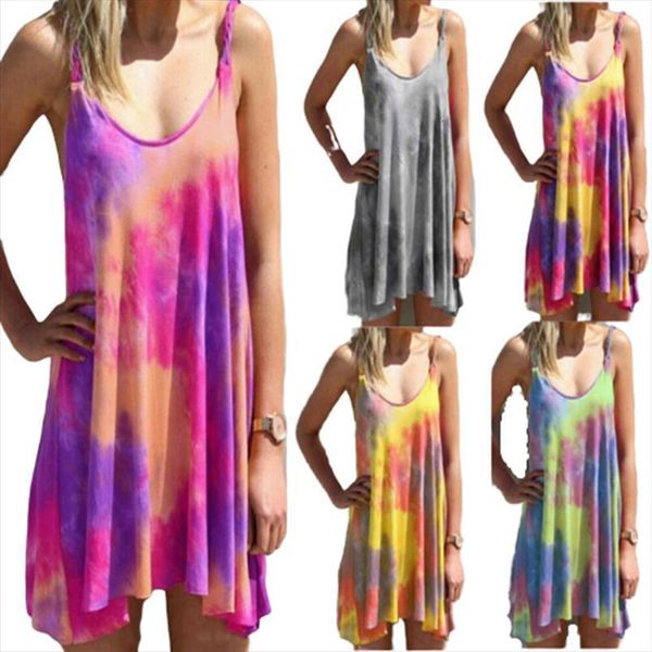 casual gradient print summer women dress beach boho mini sleeveless v neck loose plus size vestidos, Black;gray
casual gradient print summer women dress beach boho mini sleeveless v neck loose plus size vestidos, Black;gray