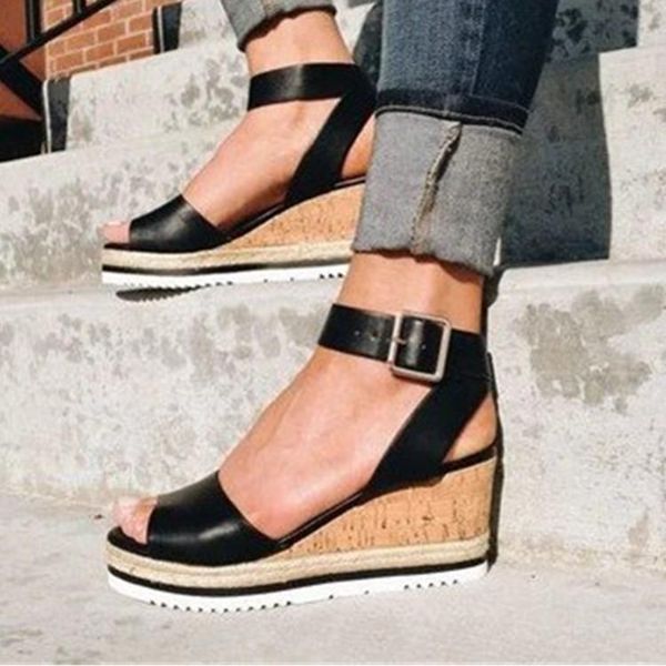 retro womens fashion open toe ankle platform wedges shoes ladies roman sandals buty damskie wedges shoes mujer 2021 summer new, Black
retro womens fashion open toe ankle platform wedges shoes ladies roman sandals buty damskie wedges shoes mujer 2021 summer new, Black