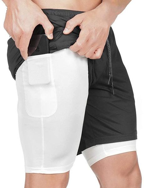running shorts summer men's gym fitness bodybuilding training quick-drying shorts male jogging sports 2-in-1 sweat casual, White;black
running shorts summer men's gym fitness bodybuilding training quick-drying shorts male jogging sports 2-in-1 sweat casual, White;black
