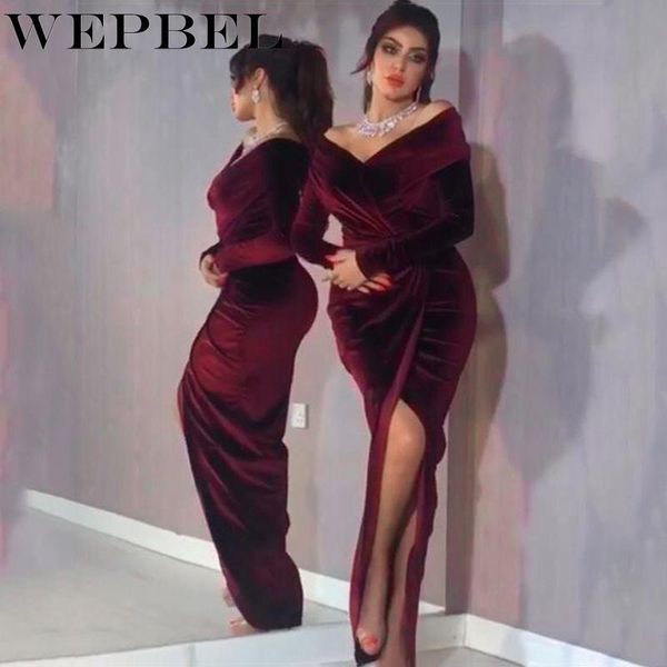 ethnic clothing wepbel spring and autumn elegant long sleeve slash neck high waist slit dress women's velvet solid color slim, Red
ethnic clothing wepbel spring and autumn elegant long sleeve slash neck high waist slit dress women's velvet solid color slim, Red