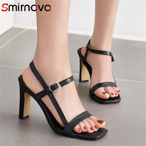 dress shoes smirnova 2021 big size 48 women sandals pu buckle concise summer high heels comfortable fashion party woman, Black
dress shoes smirnova 2021 big size 48 women sandals pu buckle concise summer high heels comfortable fashion party woman, Black