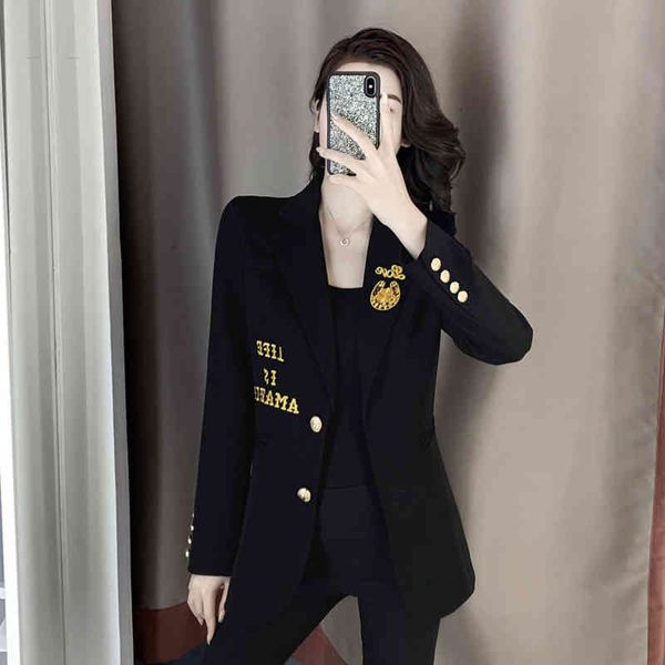 women's suits & blazers peonfly korean style classic embroidery solid long sleeve slim temperament jacket women office lady chic casual, White;black
women's suits & blazers peonfly korean style classic embroidery solid long sleeve slim temperament jacket women office lady chic casual, White;black