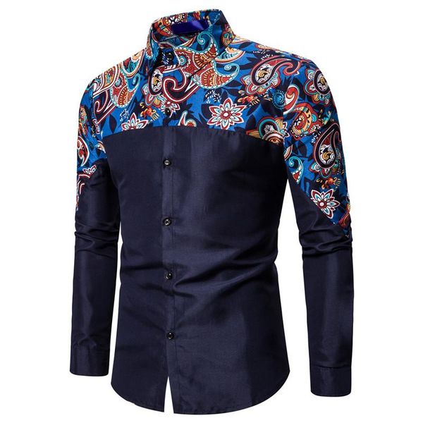 men's casual shirts men retro color block long sleeve floral printed regular fit party dress shirt, White;black
men's casual shirts men retro color block long sleeve floral printed regular fit party dress shirt, White;black