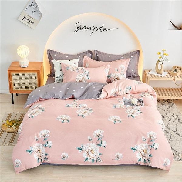 bedding sets 3/4pcs home textiles a/b double-sided single size noble temperament pink flower pattern soft pillowcase oceania
bedding sets 3/4pcs home textiles a/b double-sided single size noble temperament pink flower pattern soft pillowcase oceania