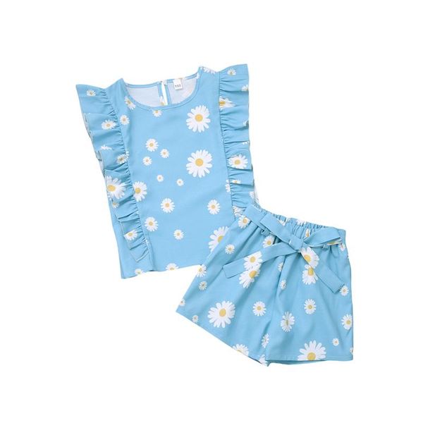 clothing sets 2021 girls casual two-piece clothes set sky blue sleeveless floral printed pattern round collar + shorts kids, White
clothing sets 2021 girls casual two-piece clothes set sky blue sleeveless floral printed pattern round collar + shorts kids, White