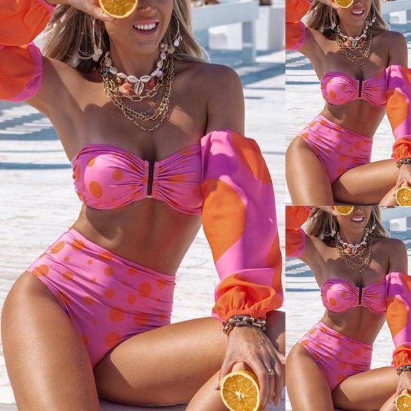 one-piece suits big small dot printing bikini chest gathered cover split detachable long sleeve swimsuit women
one-piece suits big small dot printing bikini chest gathered cover split detachable long sleeve swimsuit women