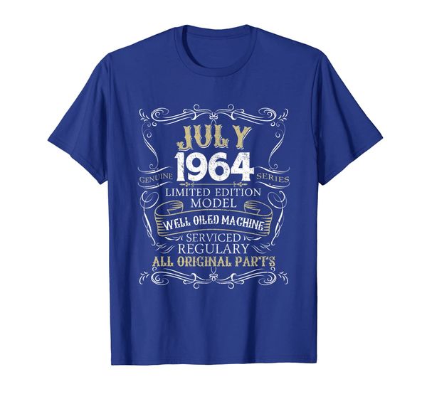 funny 55th birthday born in july 1964 t-shirt 55 years old, White;black
funny 55th birthday born in july 1964 t-shirt 55 years old, White;black