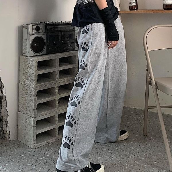 harajuku joggers sweat pants women baggy korean fashion hippie streetwear wide leg pants cartoon print casual trousers, Black;white
harajuku joggers sweat pants women baggy korean fashion hippie streetwear wide leg pants cartoon print casual trousers, Black;white