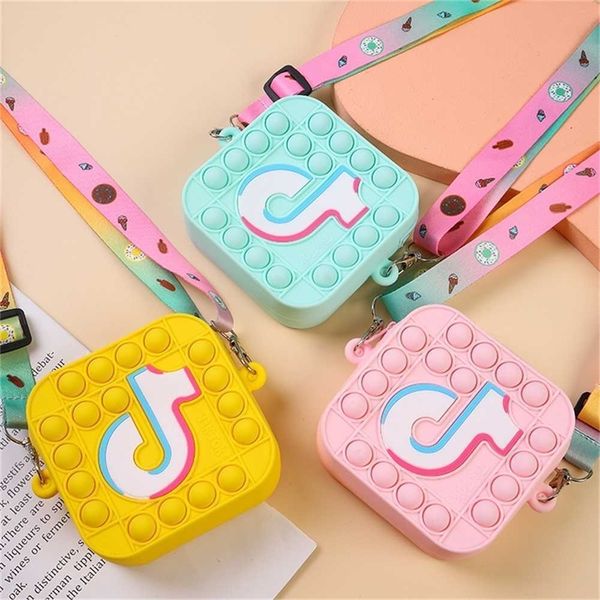 fidget tik tok bags purses push bubble poppers crossbody pops bag tiktok musical note shoulderbag puzzle board toy kids sensory silicone mes, White
fidget tik tok bags purses push bubble poppers crossbody pops bag tiktok musical note shoulderbag puzzle board toy kids sensory silicone mes, White