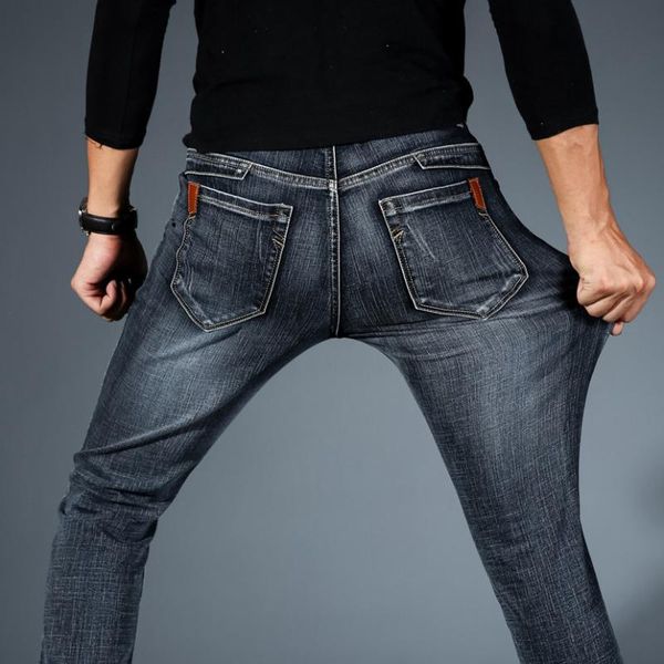 men's high waist stretch pants spandex denim slim jeans business brand fashion advanced pants blue breathable bottoms plus
men's high waist stretch pants spandex denim slim jeans business brand fashion advanced pants blue breathable bottoms plus