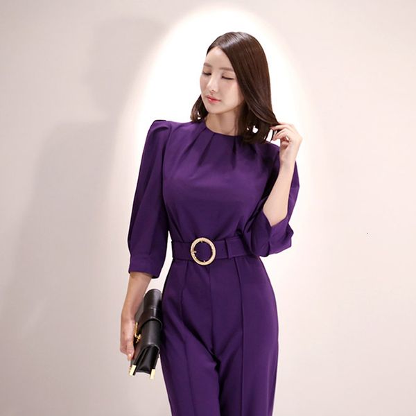 women's tracksuits spring women fashion elegant office workwear casual jumpsuits long pants romper with belt ejni, Gray
women's tracksuits spring women fashion elegant office workwear casual jumpsuits long pants romper with belt ejni, Gray