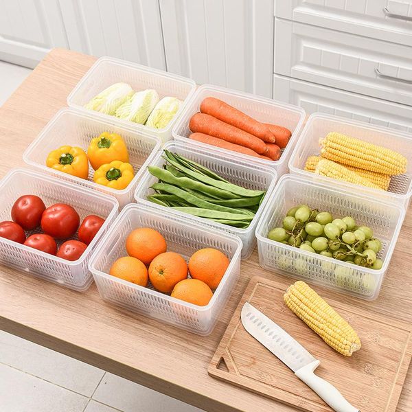 storage bottles & jars kitchen food box transparent plastic sealed fresh-keeping refrigerator fruit and vegetable ye-
storage bottles & jars kitchen food box transparent plastic sealed fresh-keeping refrigerator fruit and vegetable ye-