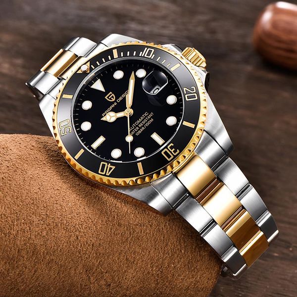 wristwatches men's mechanical watches gold and silver round classic watch man business outdoor calendar stainless steel wristwatch hiph, Slivery;brown
wristwatches men's mechanical watches gold and silver round classic watch man business outdoor calendar stainless steel wristwatch hiph, Slivery;brown