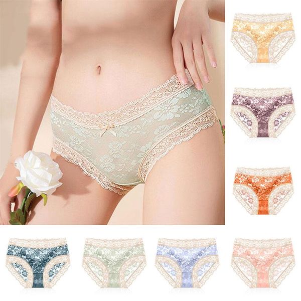 Women's Panties Transparent Lace Women Double Layer Seamless Breathable Ladies Briefs Underpants Low Waist Lingerie, Black;pink
Women's Panties Transparent Lace Women Double Layer Seamless Breathable Ladies Briefs Underpants Low Waist Lingerie, Black;pink