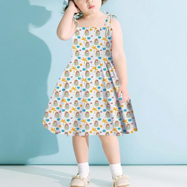 girl's dresses 1-6y girls kids summer toddler baby sleeveless printed slip dress floral beach girl casual clothes, Red;yellow
girl's dresses 1-6y girls kids summer toddler baby sleeveless printed slip dress floral beach girl casual clothes, Red;yellow