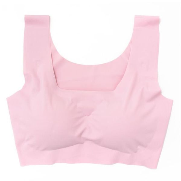 bra high elastic gathered seamless comfortable underwear sport wire ice silk spandex nylon girls in bra vest tank top, Red;black
bra high elastic gathered seamless comfortable underwear sport wire ice silk spandex nylon girls in bra vest tank top, Red;black