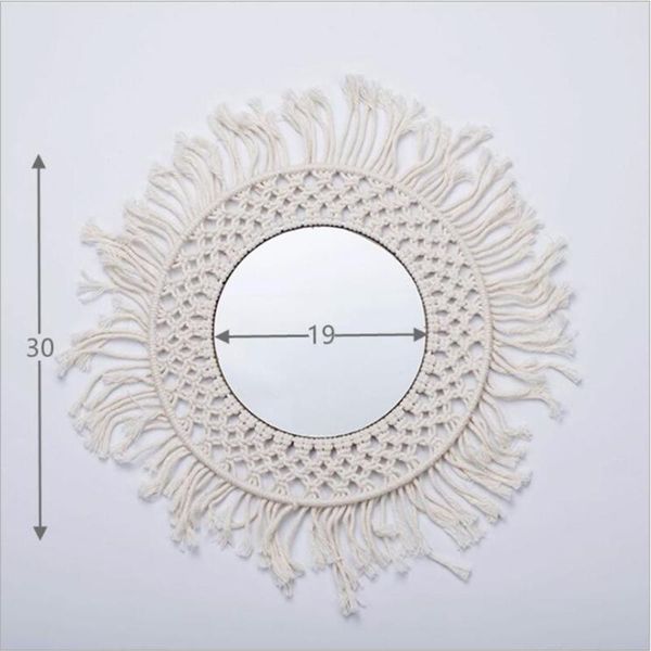 mirrors h051 handmade macrame mirror wall makeup dressing room bathroom home decoration
mirrors h051 handmade macrame mirror wall makeup dressing room bathroom home decoration