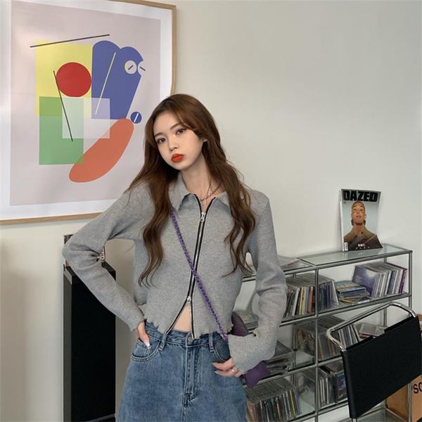 women's t-shirt 2021 autumn arrvial ins korean chic women t shirt solid color slim long sleeve jacket double zip wooden ears for femal, White
women's t-shirt 2021 autumn arrvial ins korean chic women t shirt solid color slim long sleeve jacket double zip wooden ears for femal, White