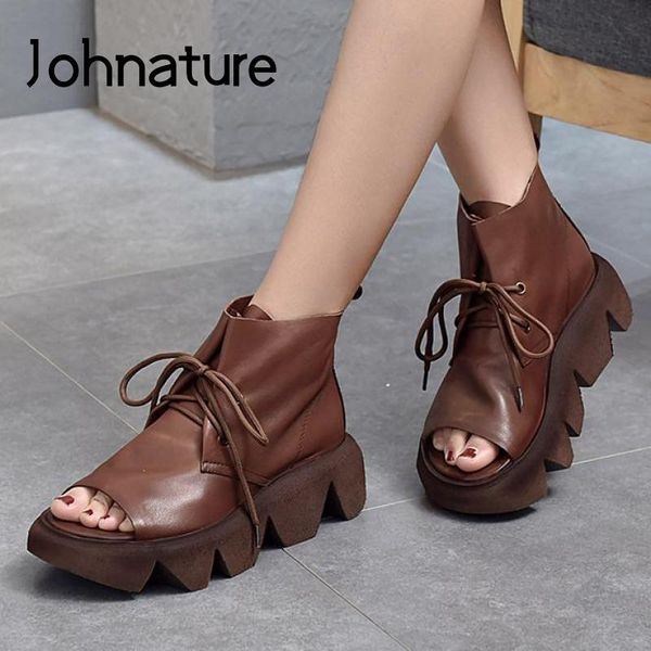 sandals johnature genuine leather shoes women peep toe lace-up retro wedges 2021 summer handmade concise ladies, Black
sandals johnature genuine leather shoes women peep toe lace-up retro wedges 2021 summer handmade concise ladies, Black