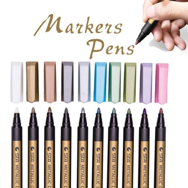 party decoration 1pcs colored highlighters waterproof metallic marker pens for bride to be kraft paper po wedding diy
party decoration 1pcs colored highlighters waterproof metallic marker pens for bride to be kraft paper po wedding diy