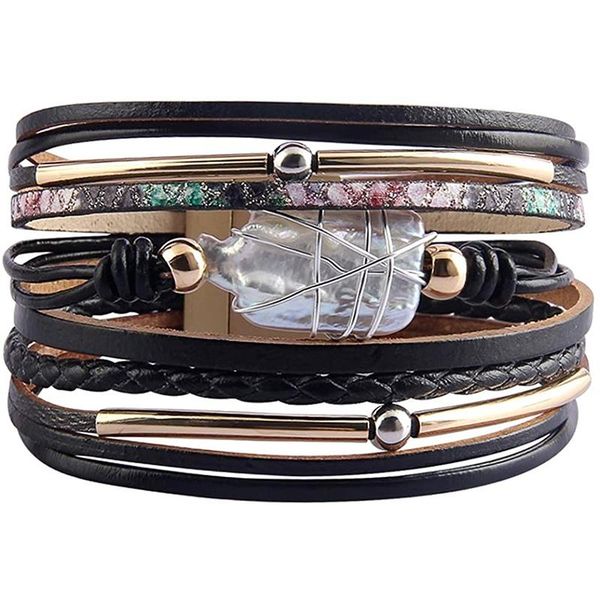 tennis fashion ladies leather baroque water pearl wrap gorgeous golden tube handmade wristband jewelry gift, Golden;silver
tennis fashion ladies leather baroque water pearl wrap gorgeous golden tube handmade wristband jewelry gift, Golden;silver