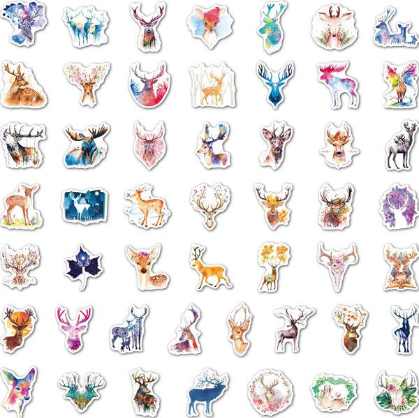 50pcs watercolor cute deer stickers waterproof non-random animal sticker water bottle luggage lapskateboard car bike motor snowboard decals
50pcs watercolor cute deer stickers waterproof non-random animal sticker water bottle luggage lapskateboard car bike motor snowboard decals