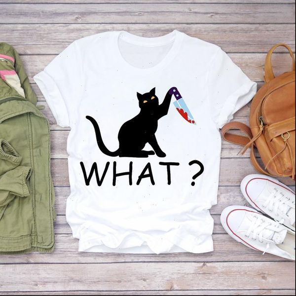women cartoon cat 90s animal camisas mujer halloween print lady t shirts womens graphic t shirt ladies female tee t shirt, White
women cartoon cat 90s animal camisas mujer halloween print lady t shirts womens graphic t shirt ladies female tee t shirt, White