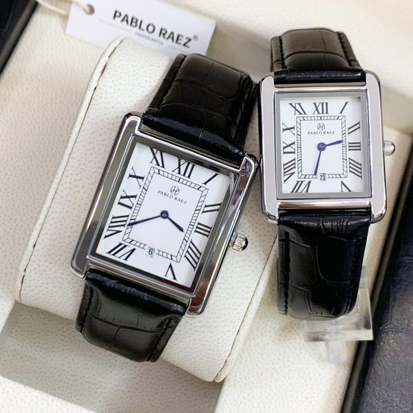 wristwatches pablo raez brand couple business dress watch luxury square fashion lover man women date clock, Slivery;brown
wristwatches pablo raez brand couple business dress watch luxury square fashion lover man women date clock, Slivery;brown