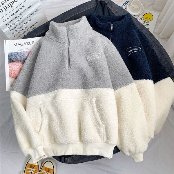 hoodies & sweatshirts cashmere high neck semi zipper sweater women's autumn and winter new plush thickened korean coat fashion, Black
hoodies & sweatshirts cashmere high neck semi zipper sweater women's autumn and winter new plush thickened korean coat fashion, Black