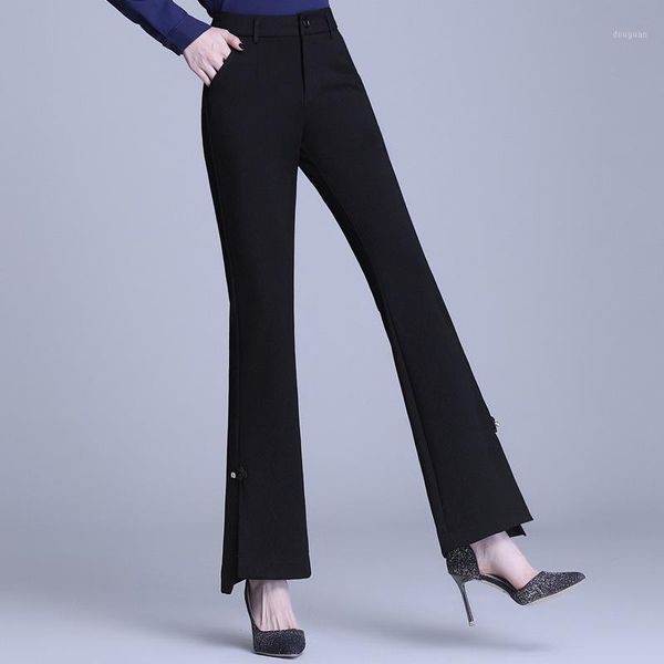 micro flared pants women's autumn and winter thickening thin outer wear casual knitted women trousers & capris, Black;white
micro flared pants women's autumn and winter thickening thin outer wear casual knitted women trousers & capris, Black;white