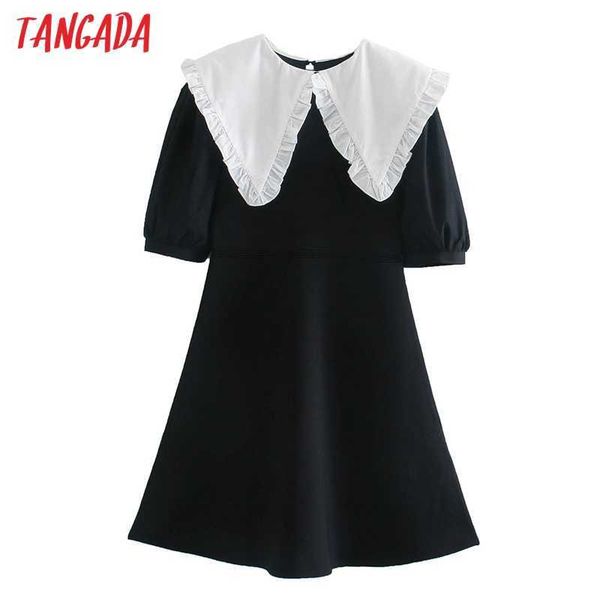 tangada fashion women solid elegant sweater dress patchwork peter pan collar long sleeve ladies mini dress ce21 210609, Black;gray
tangada fashion women solid elegant sweater dress patchwork peter pan collar long sleeve ladies mini dress ce21 210609, Black;gray