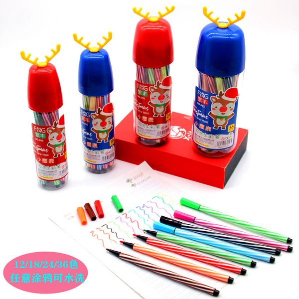 painting pens production of children's art suppli graffiti painting 12 / 36 barrel washable watercolor pen, Black;red
painting pens production of children's art suppli graffiti painting 12 / 36 barrel washable watercolor pen, Black;red