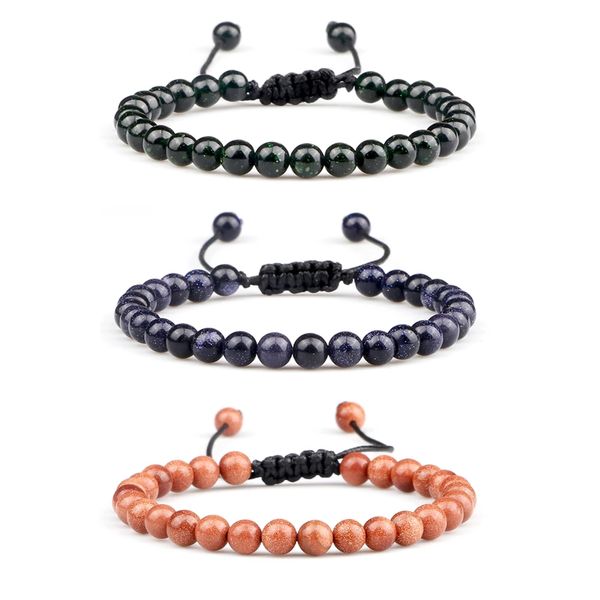 fashion 6mm shiny gravel strands bracelet natural stone round onyx beads pulseras couple bracelet chain jewelry gift for friend women, Black
fashion 6mm shiny gravel strands bracelet natural stone round onyx beads pulseras couple bracelet chain jewelry gift for friend women, Black
