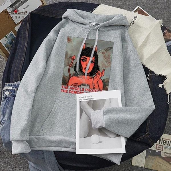 women's hoodies & sweatshirts harajuku women loose hoodie oversized casual streetwear autumn warm female fashion printing pullovers 202, Black
women's hoodies & sweatshirts harajuku women loose hoodie oversized casual streetwear autumn warm female fashion printing pullovers 202, Black