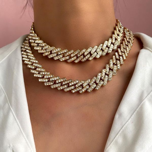 chains luxury pink crystal iced out hip hop cuban chunky choker necklaces for women men gold silver color metal heavy rock punk jewelry
chains luxury pink crystal iced out hip hop cuban chunky choker necklaces for women men gold silver color metal heavy rock punk jewelry