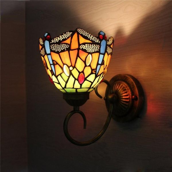 wall lamp led sconces stained glass luminaria corridor light dragonfly mirror front e14 6" passage
wall lamp led sconces stained glass luminaria corridor light dragonfly mirror front e14 6" passage