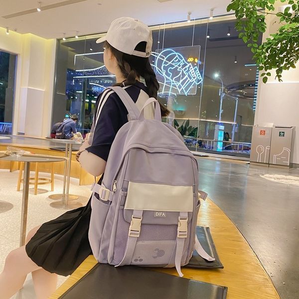 fashion women's backpack cute pendant large capacity school bags for girls nylon waterproof anti-theft travel
fashion women's backpack cute pendant large capacity school bags for girls nylon waterproof anti-theft travel