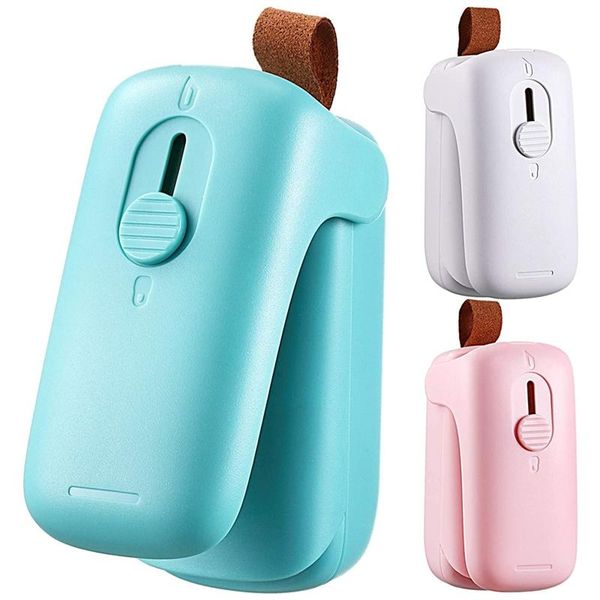 3pcs mini bag heat sealer machine portable handheld bag heat sealer and cutter 2 in 1 chip , battery not included