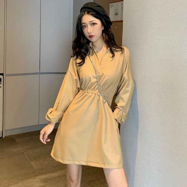 casual dresses simple office lady korean style vestidos women clothing fashion brand v-neck hollow out backless mini-dresses spring autumn, Black;gray
casual dresses simple office lady korean style vestidos women clothing fashion brand v-neck hollow out backless mini-dresses spring autumn, Black;gray