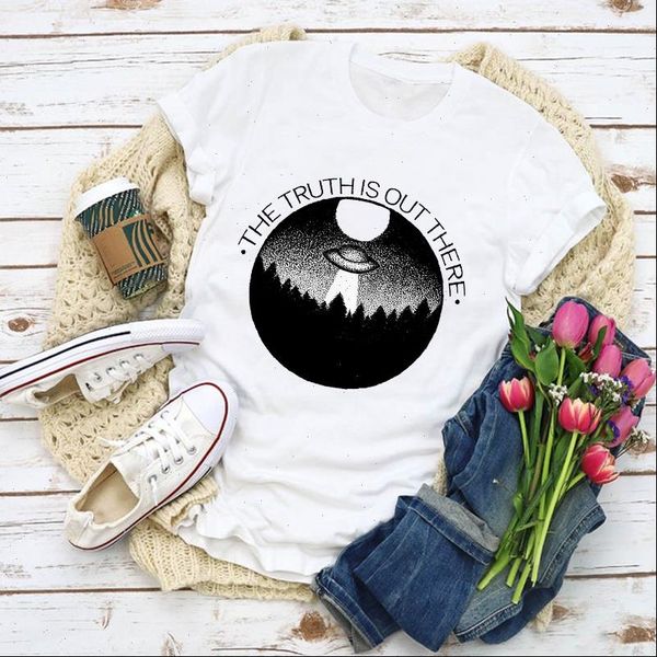 women graphic cartoon ufo night style cute summer t shirt lady clothes womens clothing tee female t shirt, White
women graphic cartoon ufo night style cute summer t shirt lady clothes womens clothing tee female t shirt, White
