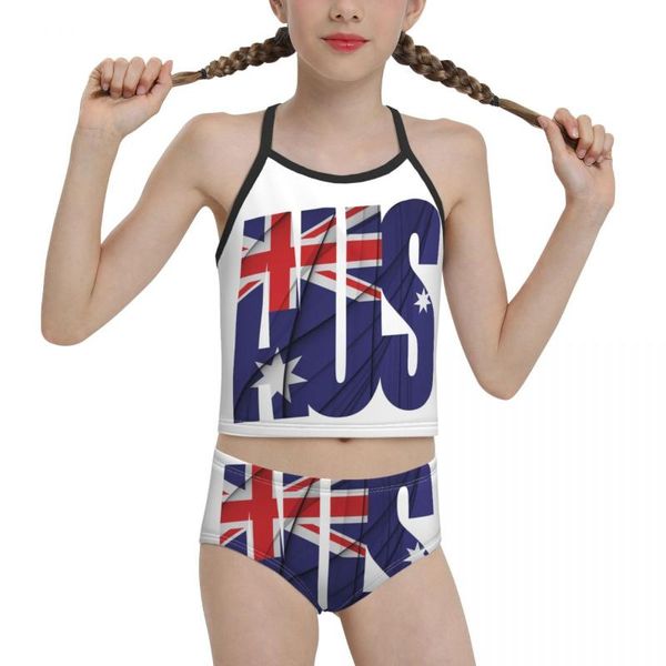 women's swimwear national swimsuit for children young girls print aus australian flag bikini 2021 wholesale brand girl swimming suit, White;black
women's swimwear national swimsuit for children young girls print aus australian flag bikini 2021 wholesale brand girl swimming suit, White;black