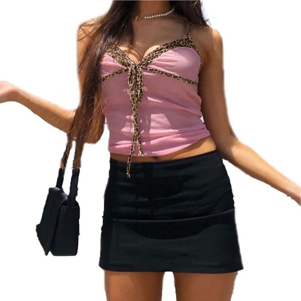 fashion womens tie knot front camisole v neck sleeveless leopard patchwork crop cami summer casual clothes, White
fashion womens tie knot front camisole v neck sleeveless leopard patchwork crop cami summer casual clothes, White