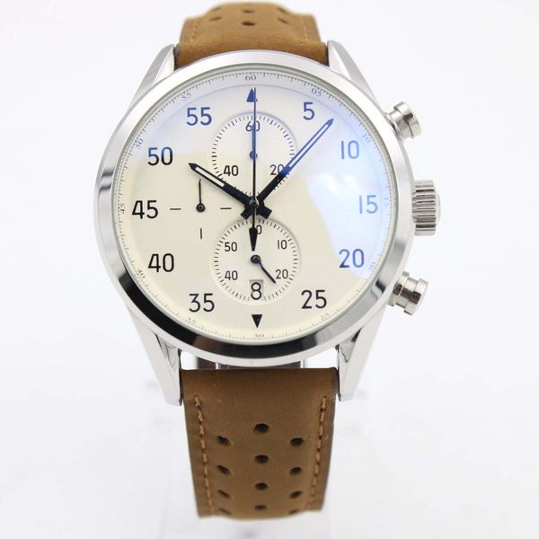 classic watches new brown spacex chrono arrival calibre belt white gent vk chronograph leather watch mens sports style wristwatches, Slivery;brown
classic watches new brown spacex chrono arrival calibre belt white gent vk chronograph leather watch mens sports style wristwatches, Slivery;brown