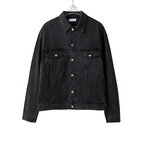 men's loose denim jacket oversized ladies coat diamond letters autumn and winter clothing blue black rrg007, Black;brown
men's loose denim jacket oversized ladies coat diamond letters autumn and winter clothing blue black rrg007, Black;brown