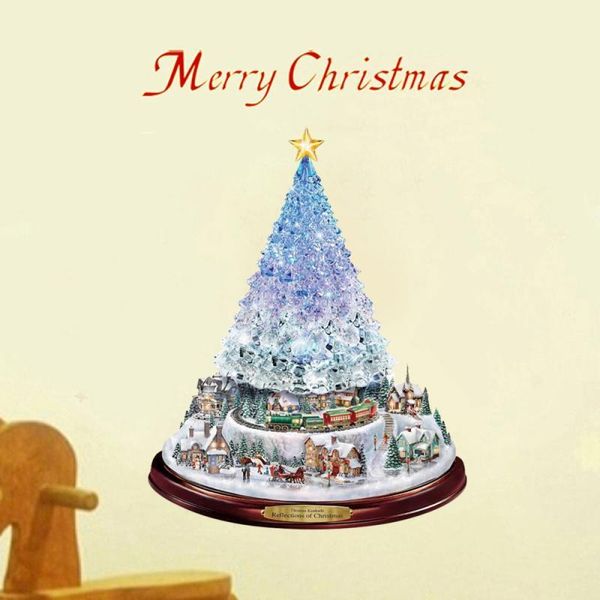 christmas decorations tree rotating sculpture train paste window stickers for home
christmas decorations tree rotating sculpture train paste window stickers for home