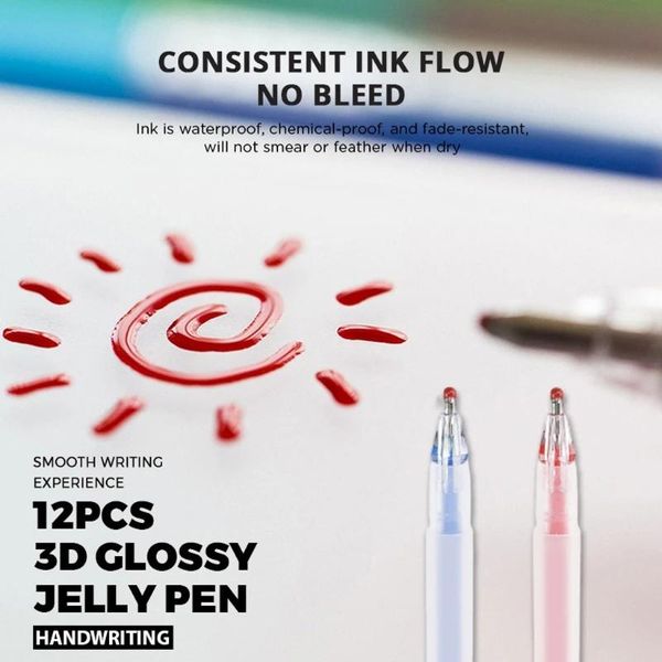 highlighters 6 pcs fluorescent gel pen 3d jelly pens painting kits for scrapbook travel journal planner dropship, Black;red
highlighters 6 pcs fluorescent gel pen 3d jelly pens painting kits for scrapbook travel journal planner dropship, Black;red