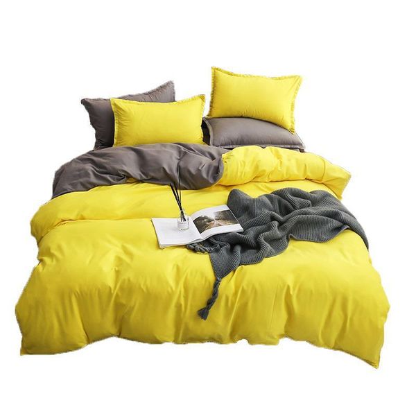bedding sets seller 4-pieces set solid color duble-sided double quilt cover pillowcase bedspread cotton duvet for home
bedding sets seller 4-pieces set solid color duble-sided double quilt cover pillowcase bedspread cotton duvet for home