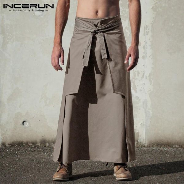 men's pants incerun medieval mens kilts martial arts style warrior knight kilt kendo skirts plain trousers men vintage, Black
men's pants incerun medieval mens kilts martial arts style warrior knight kilt kendo skirts plain trousers men vintage, Black