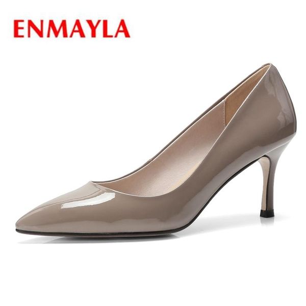 dress shoes enmayla casual pointed toe genuine leather slip-on zapatos de mujer womens high heels size 34-39 zyl2000, Black
dress shoes enmayla casual pointed toe genuine leather slip-on zapatos de mujer womens high heels size 34-39 zyl2000, Black